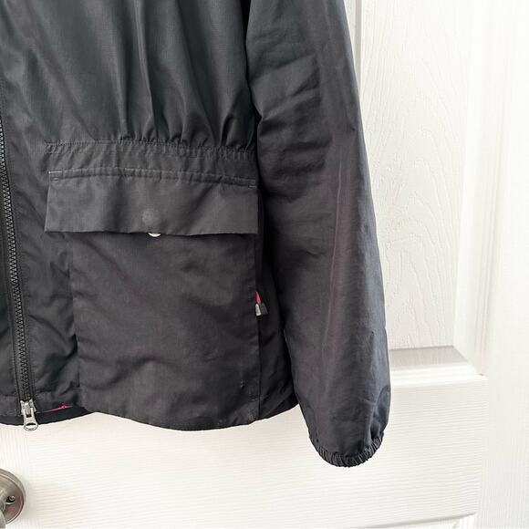 Nike ACG Vintage Black Pink Mesh Hood Cinched Windbreaker Jacket Medium Women - Picture 3 of 12